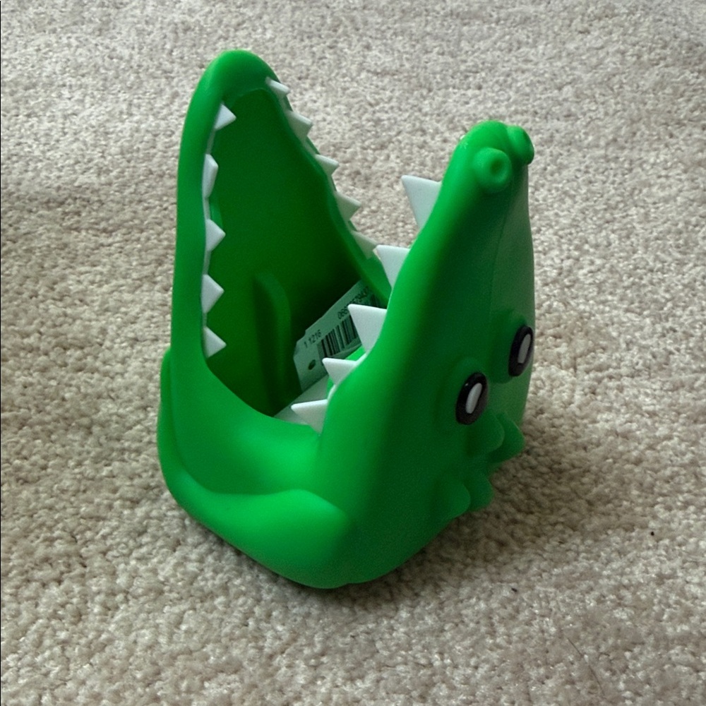 Green Crocodile soap holder